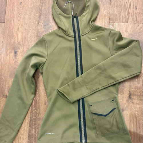 Nike thermal sports jacket used, size S, khaki color, slight wear