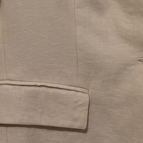 Beige linen jacket size 10 slim fit like new Iris and Ink