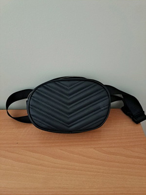 H&M black waist bag like new