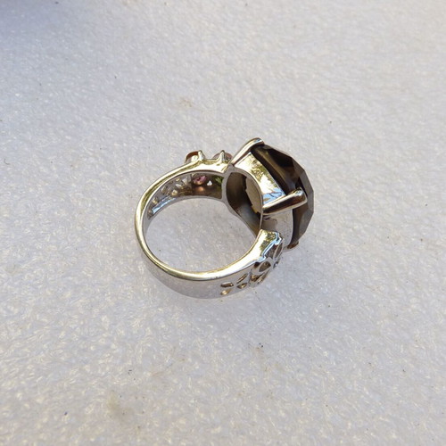 925 Silver ring with semi-precious stones