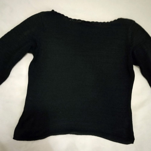 Hot chilli thin summer knitted blouse black medium used