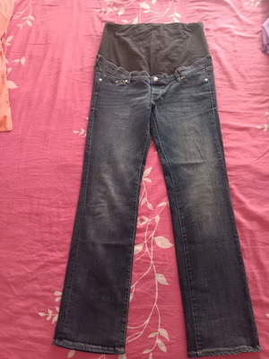 H&M maternity jeans like new, blue