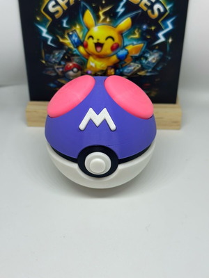 Masterball pokeball new 3d printed plastic decorative