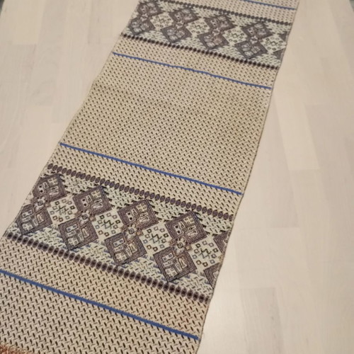 Set of 3 handmade loom textiles, new