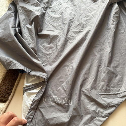 OMM Halo Waterproof Jacket, men's size M, grey