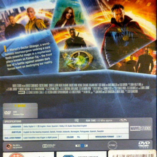 Doctor Strange DVD new, English subtitles, adventure