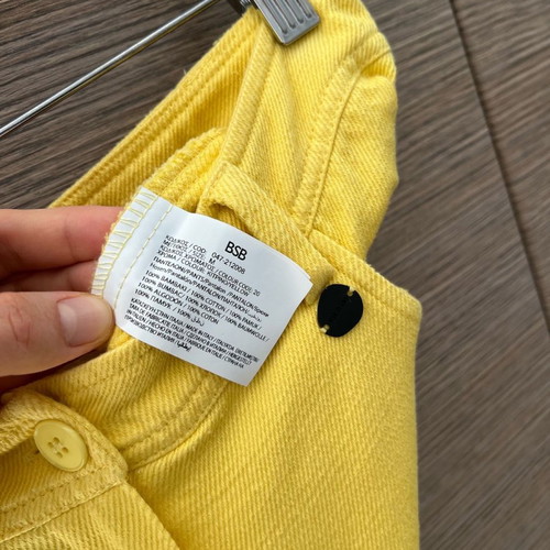 BSB women's cotton suit like new, yellow