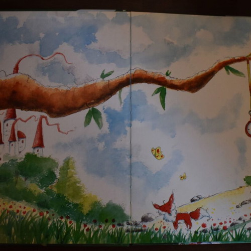 Flora Following the Magic Compass by Alexandra Kladi used, children's book