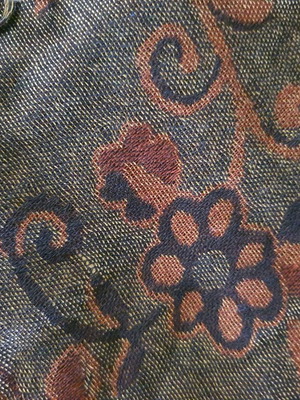 Pashmina vintage with 30% silk, colorful, like new