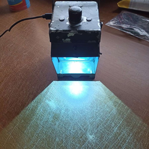 World War II Lantern used with metal handle