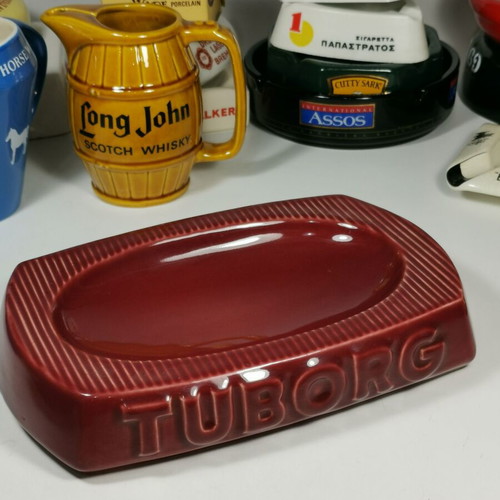Tuborg vintage beer promotional ashtray used