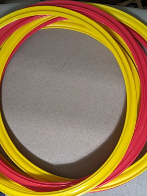 Plastic rings for various toys like new, set of 7 pieces