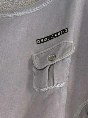 Dsquared2 Lilac Cropped Sweatshirt XS Like New