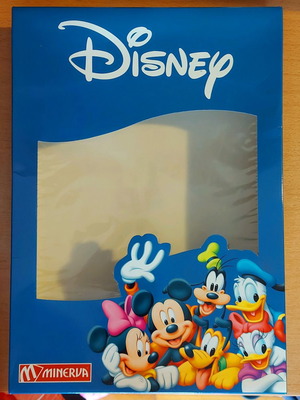 Disney Minerva empty box used, dimensions 34×24×5