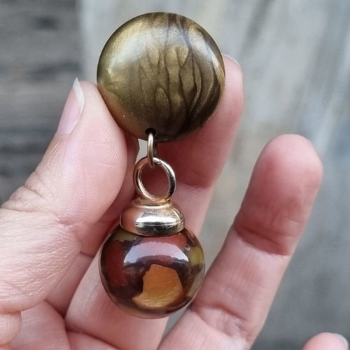 Vintage earrings unique, made in Italy