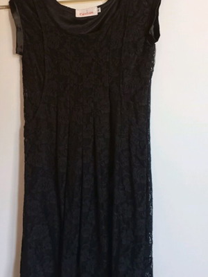 Black lace dress size M like new