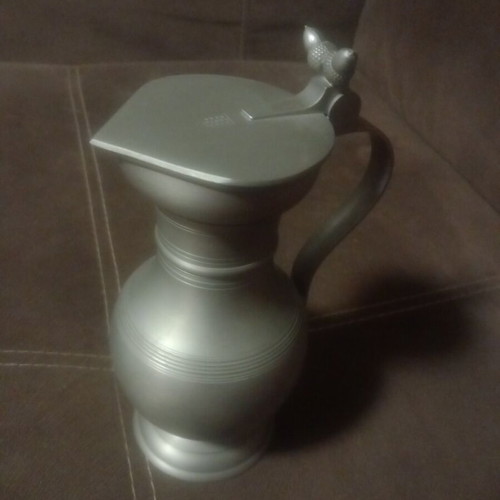 Swiss tin pitcher used, 500 ml, AG SIGG