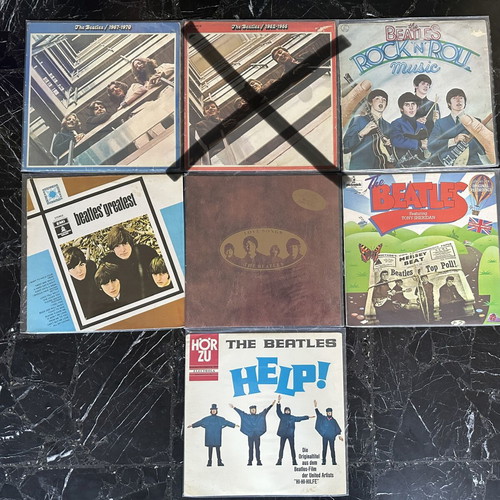 Beatles and Solo Artists Records collection, rock genre