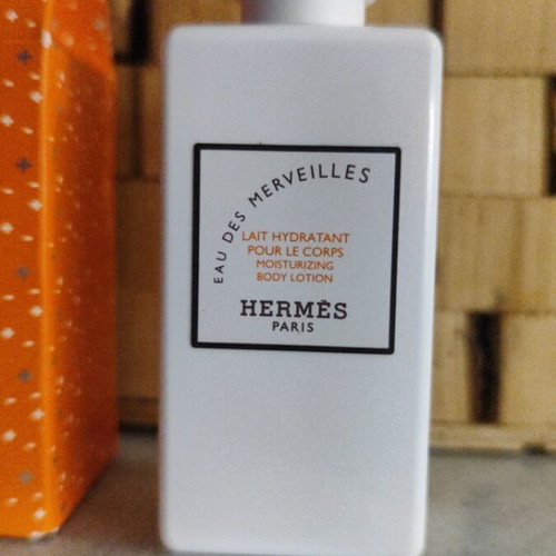 Hermes Set Perfume Terre d'Hermes 5 ml and Body Lotion Eau des Merveilles new