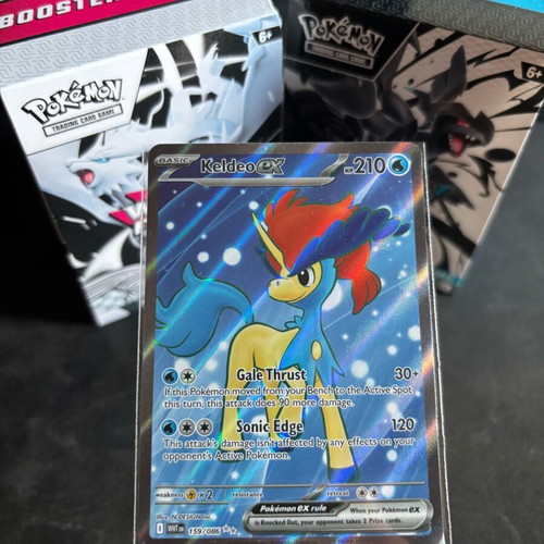 Keldeo ex (WHT 159) White Flare new Pokemon card