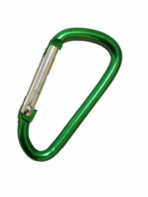 Μπρελόκ Carabiner 4,5cm πράσινο καινούργιο