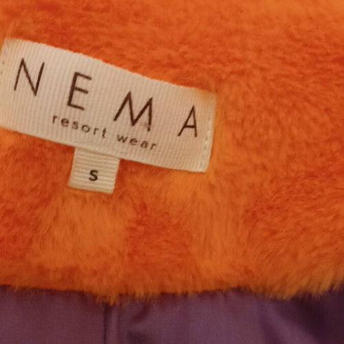 NEMA coat new, orange velour, size S