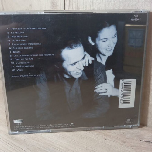 Celine Dion D'Eux CD album like new