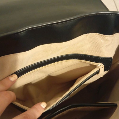 Kem backpack bag like new, black with gold details