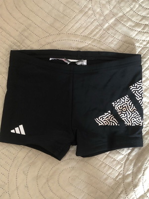Adidas boys' swim shorts used, black