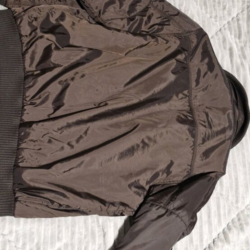 Dur brown pilot jacket size large like new