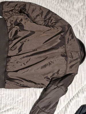 Dur brown pilot jacket size large like new