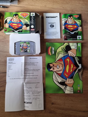 Superman 64 Nintendo 64 μεταχειρισμένο, πλήρες με κουτί και μάνιουαλ