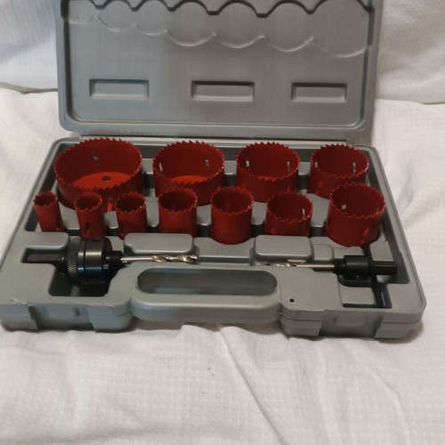 Bi-Metal Hole Saw Set 14 Pieces BI-METAL HSS YU-9366-11 New