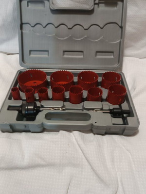 Bi-Metal Hole Saw Set 14 Pieces BI-METAL HSS YU-9366-11 New