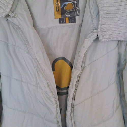 Civil women's jacket like new, ice white, size large