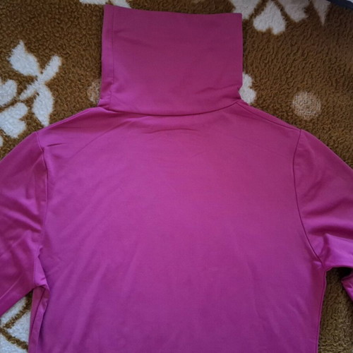 Women's long-sleeve blouse pink like new, size M