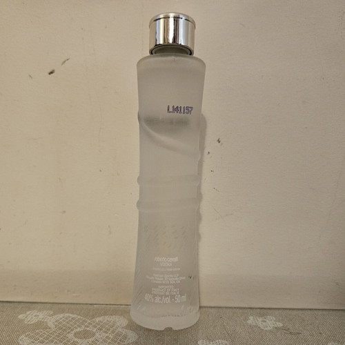 Roberto Cavalli vodka miniature 50ml new, glass bottle