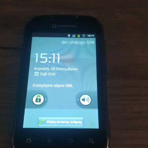 Vodafone Smart II mobile phone like new with charging cable