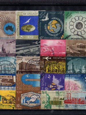 Γραμματόσημα W029 Egypt σφραγισμένα, εκλεκτές σειρές σε εξαιρετική κατάσταση