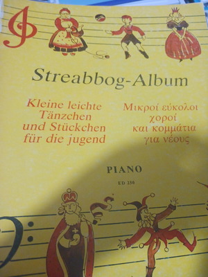 Streabbog album new, easy small dances and pieces for youth piano