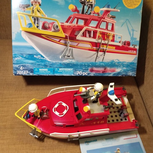 Playmobil 70147 boat with motor