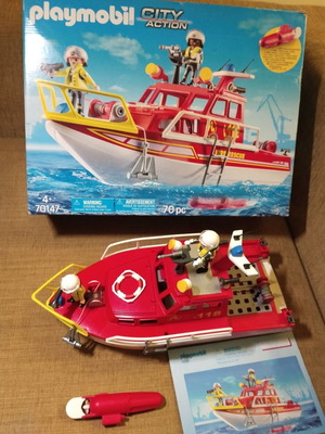 Playmobil 70147 boat with motor