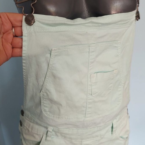 FB sister denim jumpsuit in mint color like new