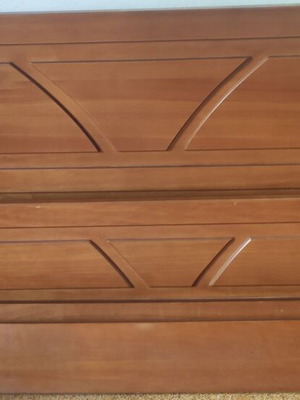 Wooden double bed like new, solid wood