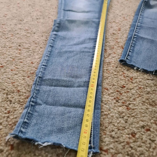 Maternity denim salopette and skirt used, size small