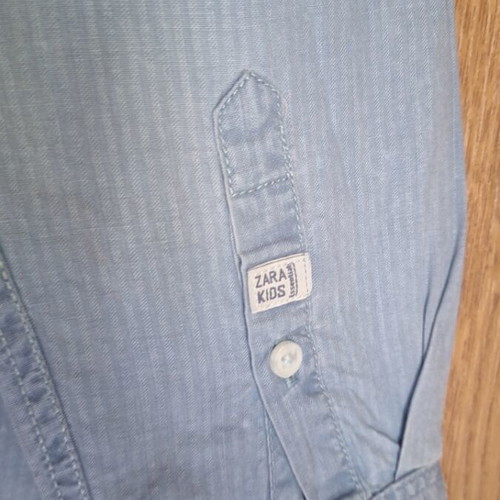 Zara boys' dress shirt blue like new size 152 cm