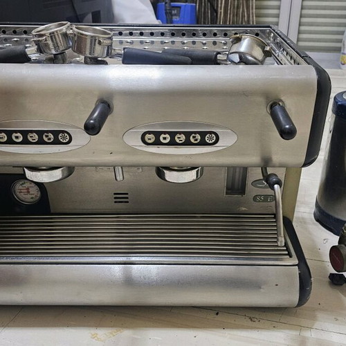 San Marco 2-group coffee machine used, semi-automatic