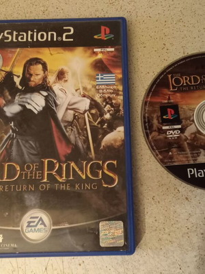 The Lord of the Rings παιχνίδι PS2 μεταχειρισμένο, χωρίς το βιβλίο