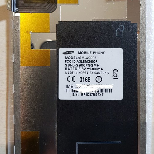 Screen for Chinese Samsung Galaxy S5 SPT-050-053 used