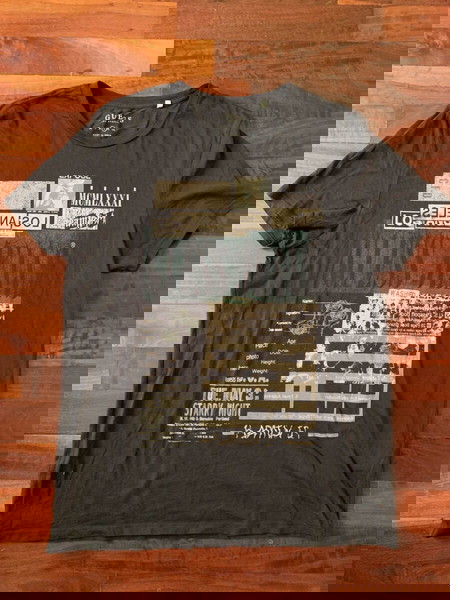 Guess Vintage Rock Αντρικό Μπλουζάκι